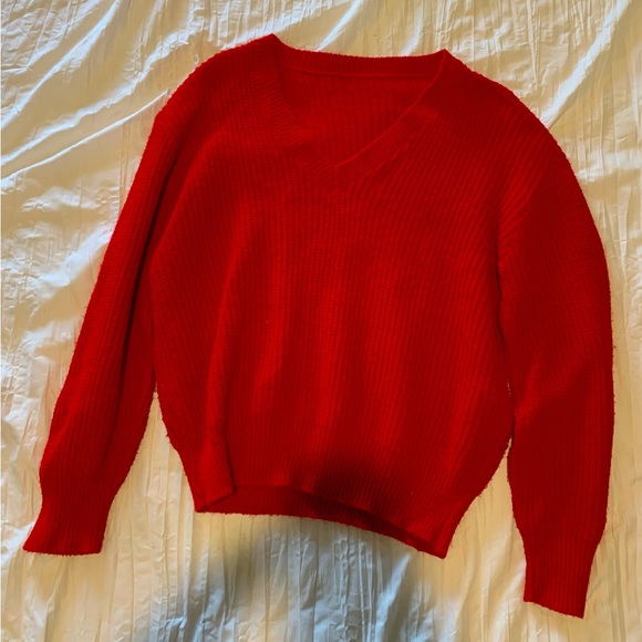 Vintage chunky red sweater - Picture 1 of 1